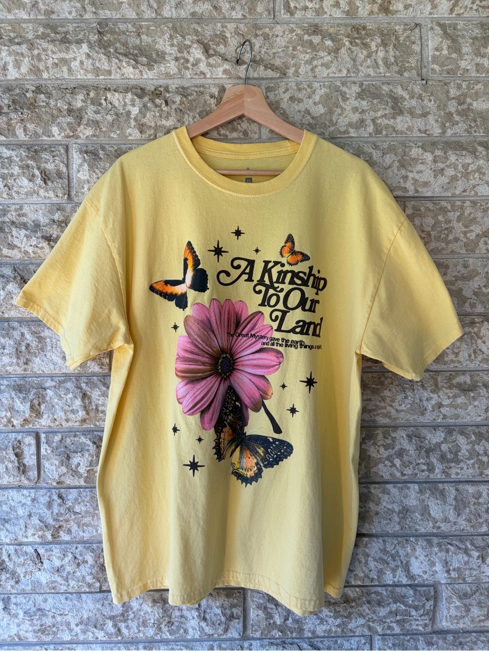 Urban Outfitters Alpha Collective A Kinship to Our Land Butterfly Graphic Tee XL